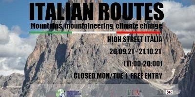 Italian routes - Montagne, alpinismo, cambiamenti climatici